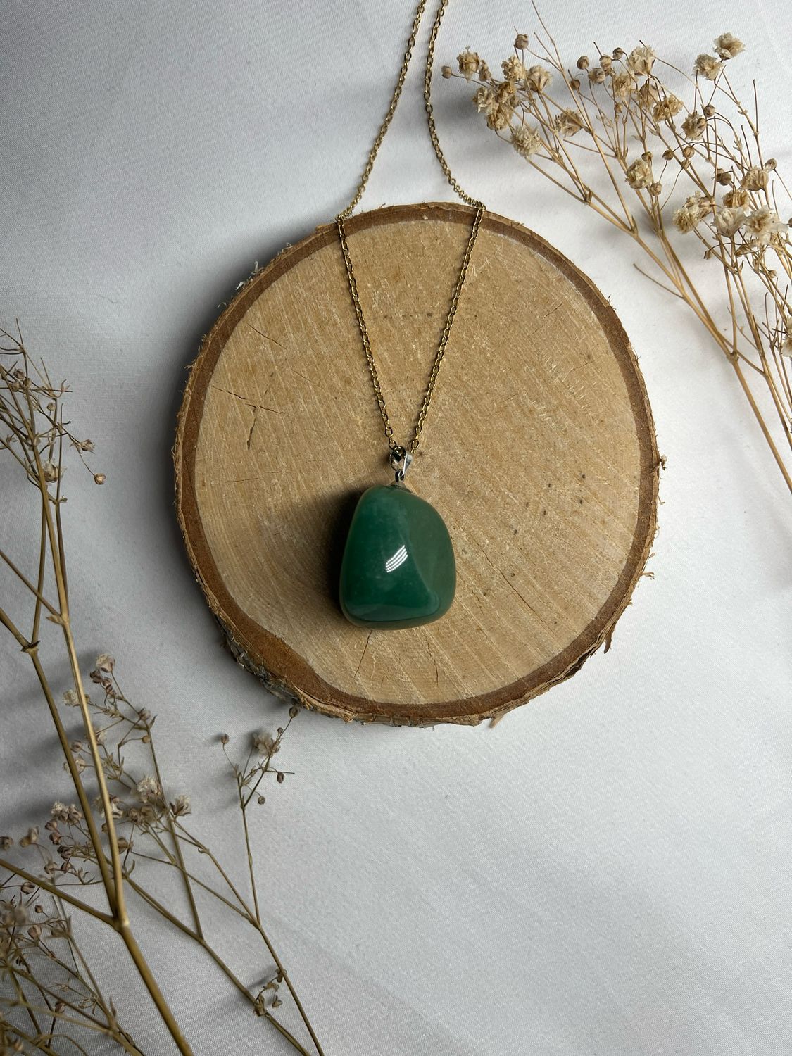 Pendentif Aventurine verte