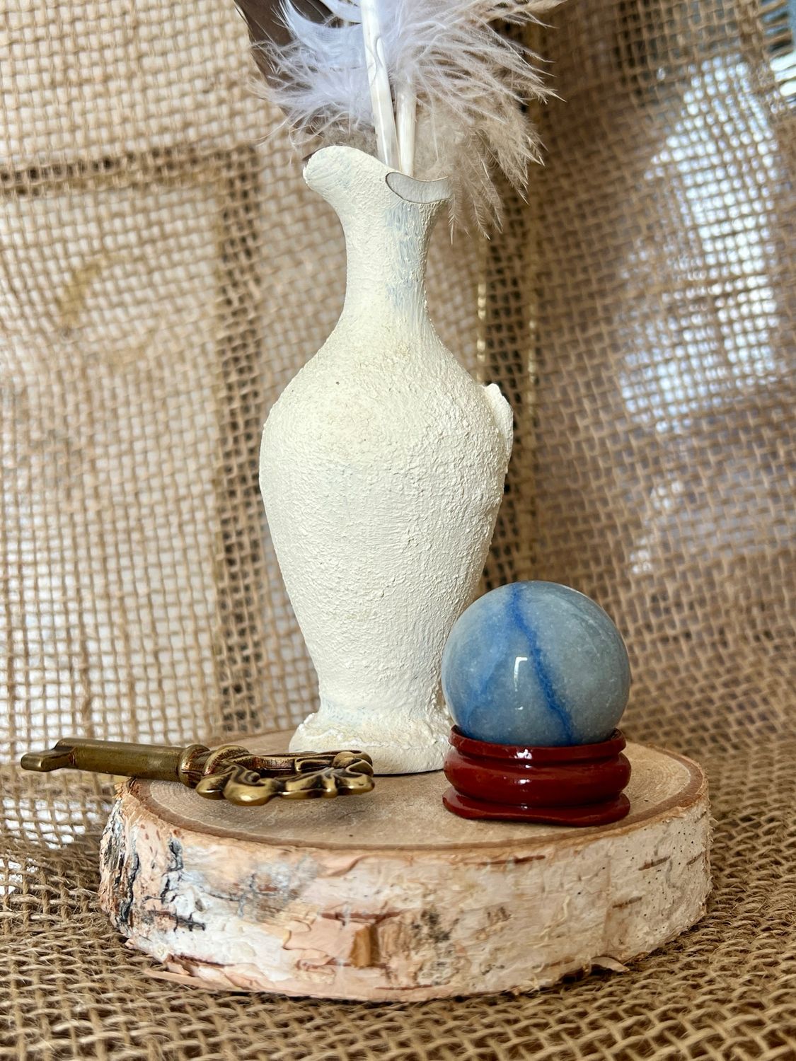 Sphère  Aventurine Bleu