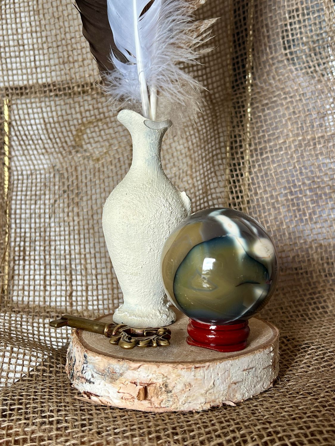 Sphère Agate Botsawana