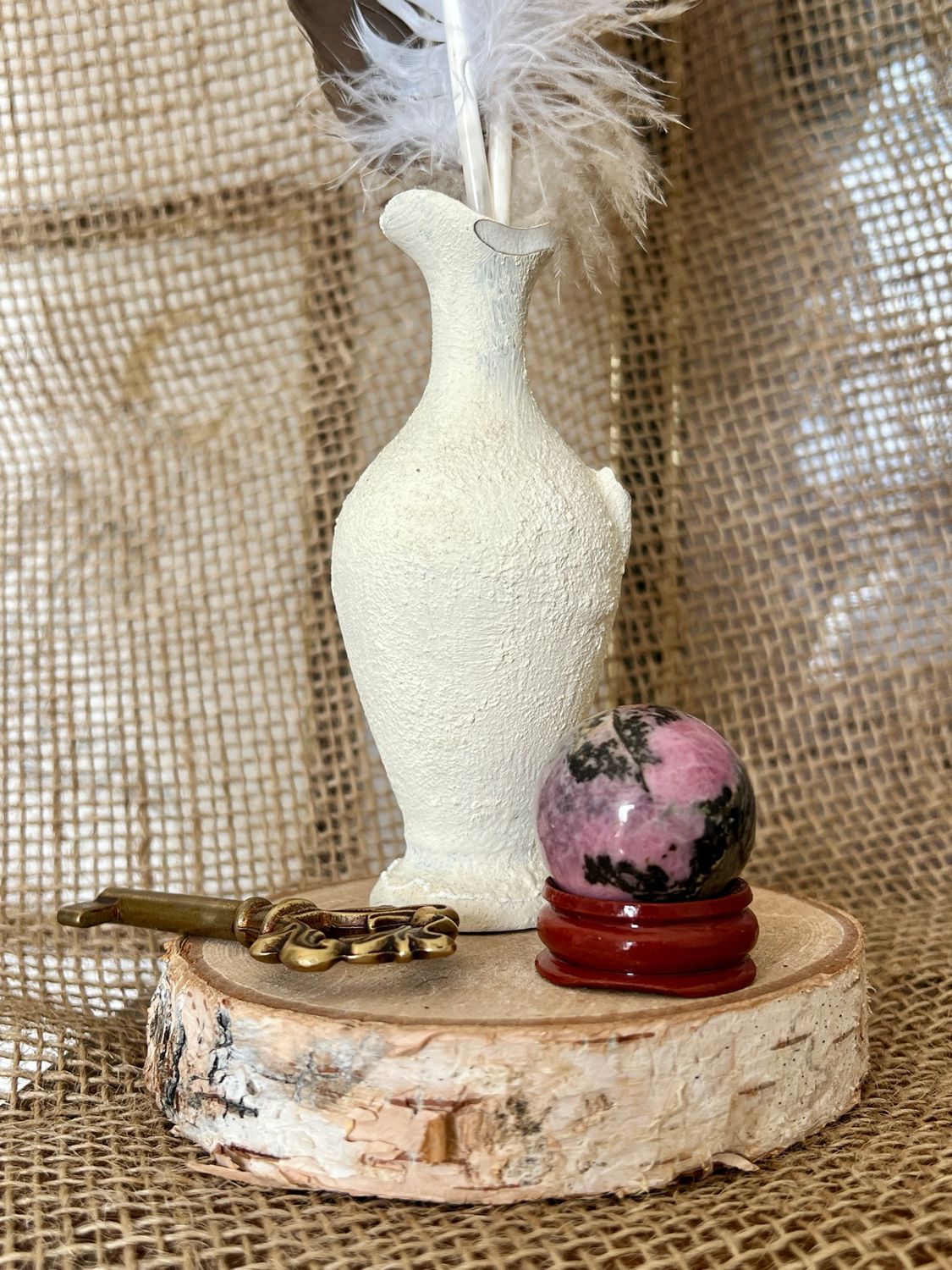 Sphère Rhodonite  Rose