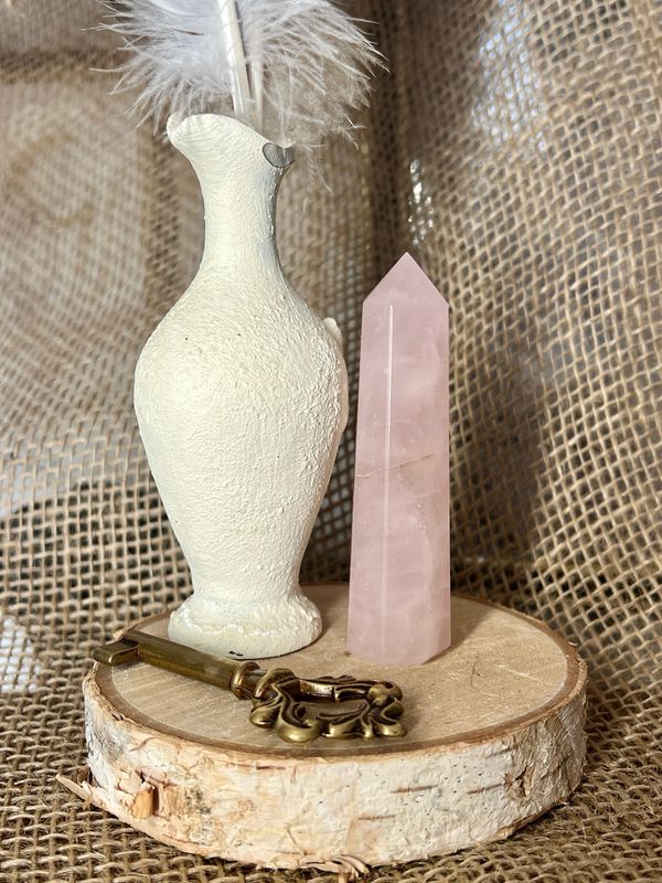 Pointe en Quartz rose