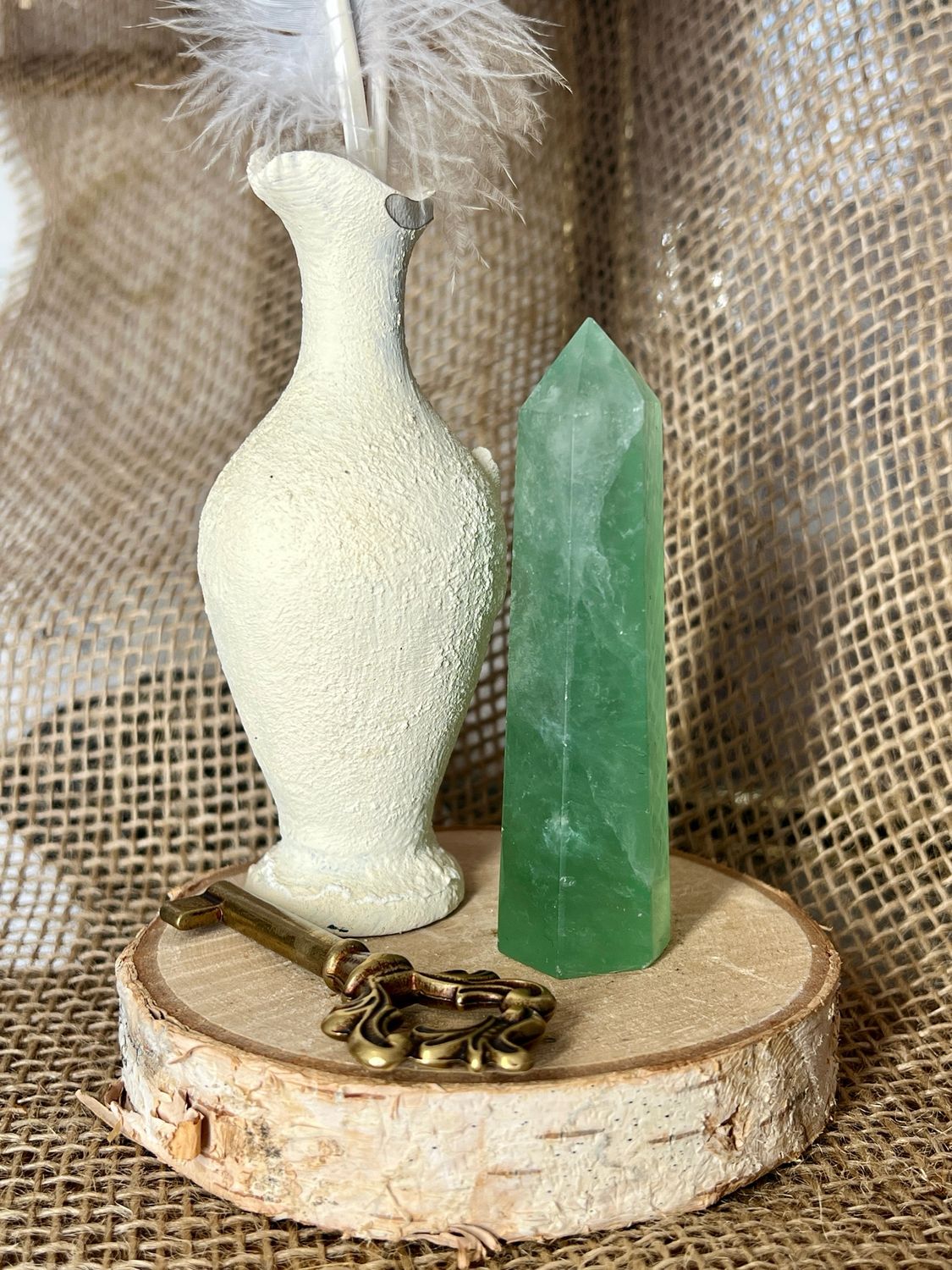 Pointe en Fluorite
