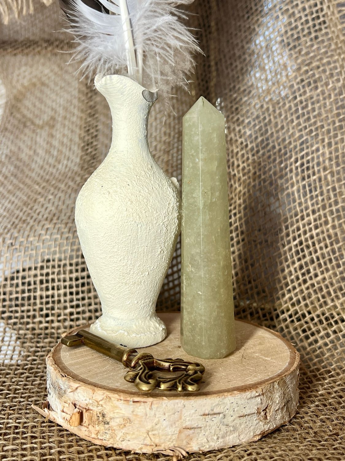 Pointe Aventurine verte