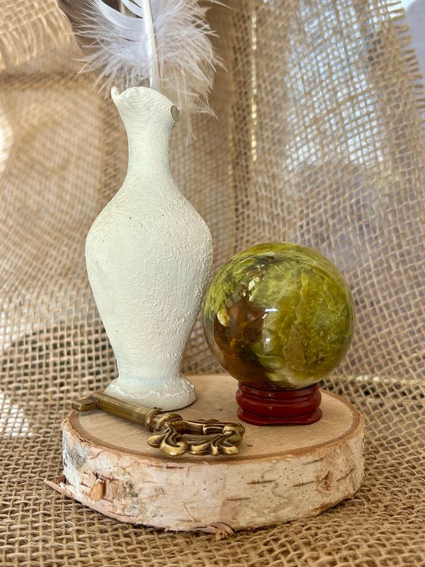 Sphere Opale Verte