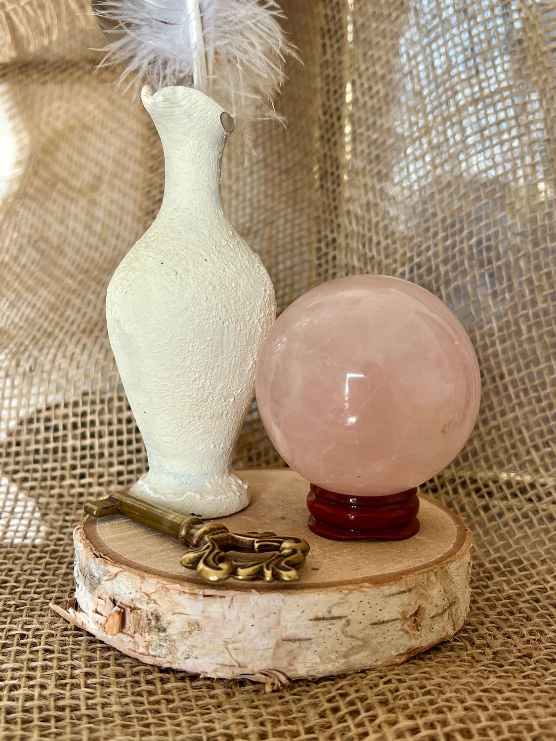 Sphère Quartz rose