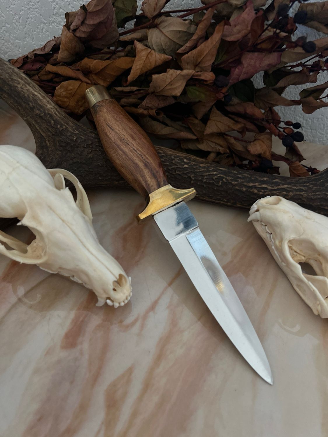 Athamé manche en bois