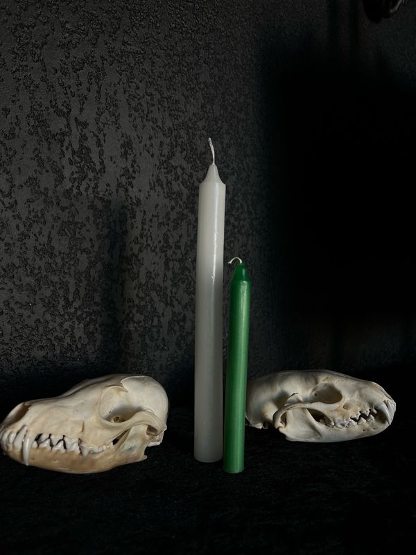 Bougie rituel Verte