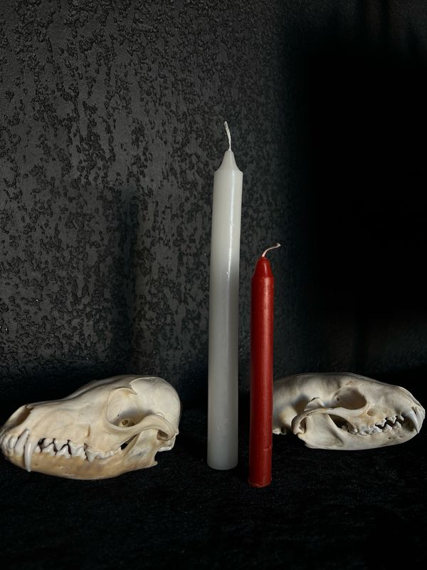 Bougie rituel Rouge