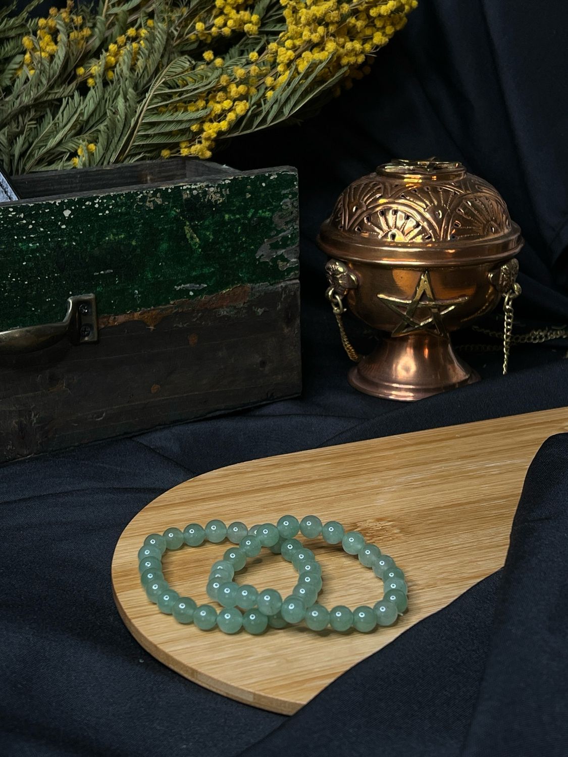 Bracelet : Aventurine verte