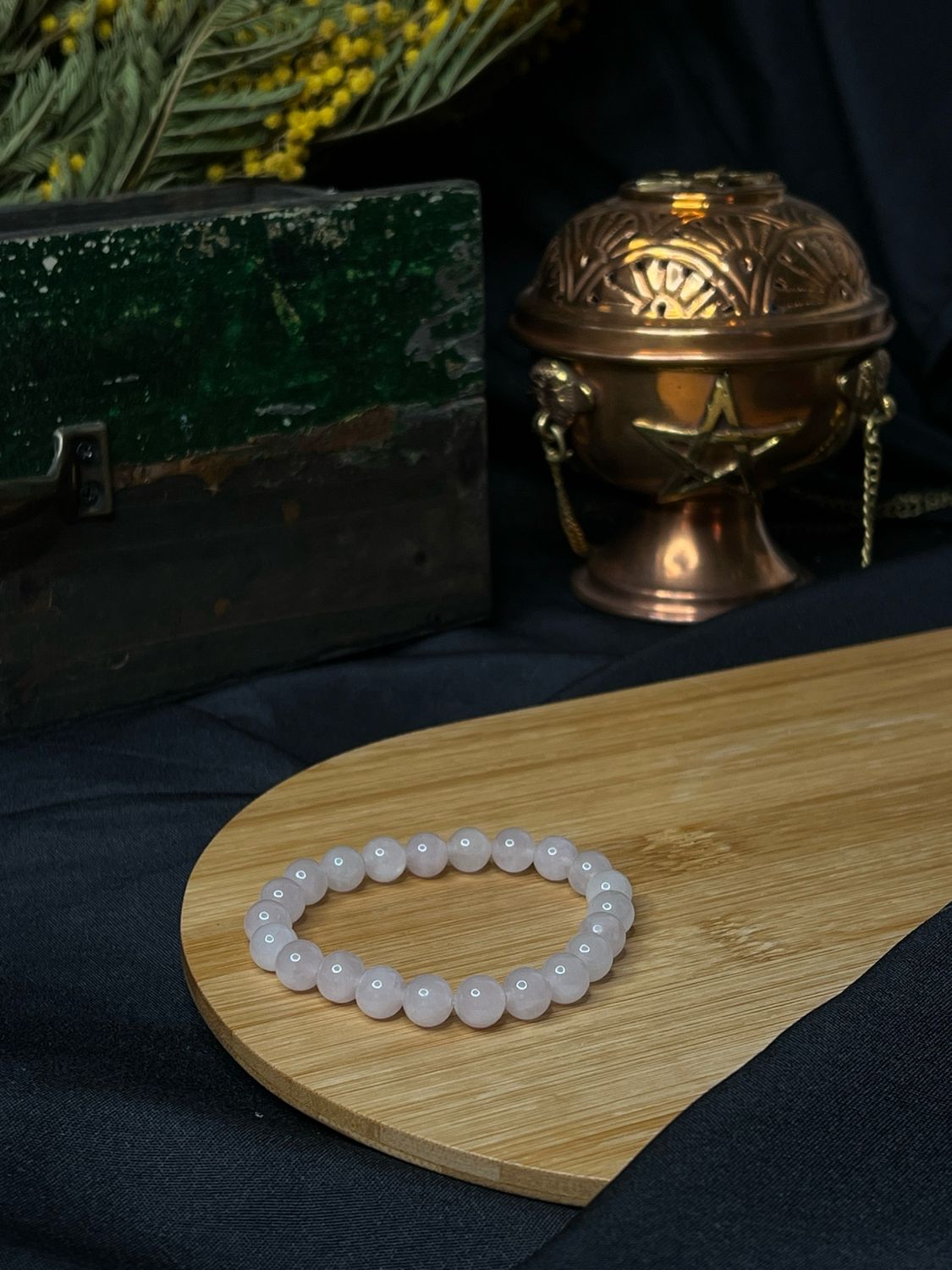 Bracelet : Quartz Rose
