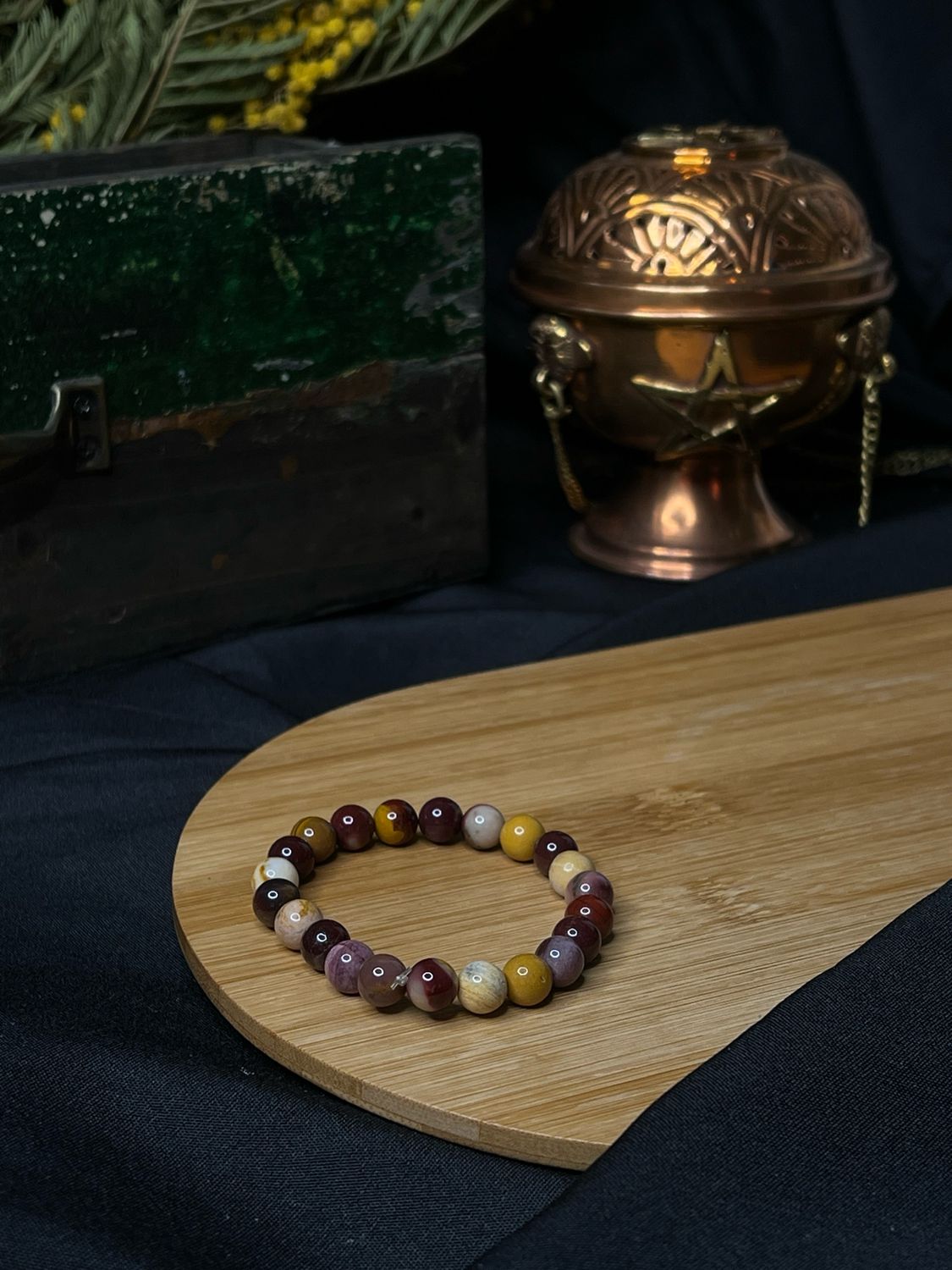 Bracelet : Jaspe Mokaite