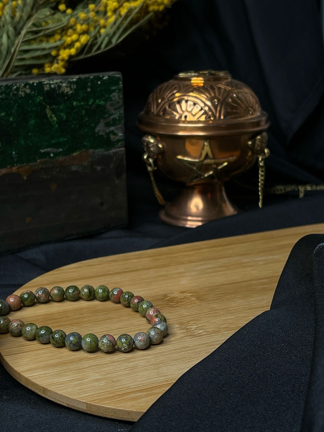 Bracelet : Unakite