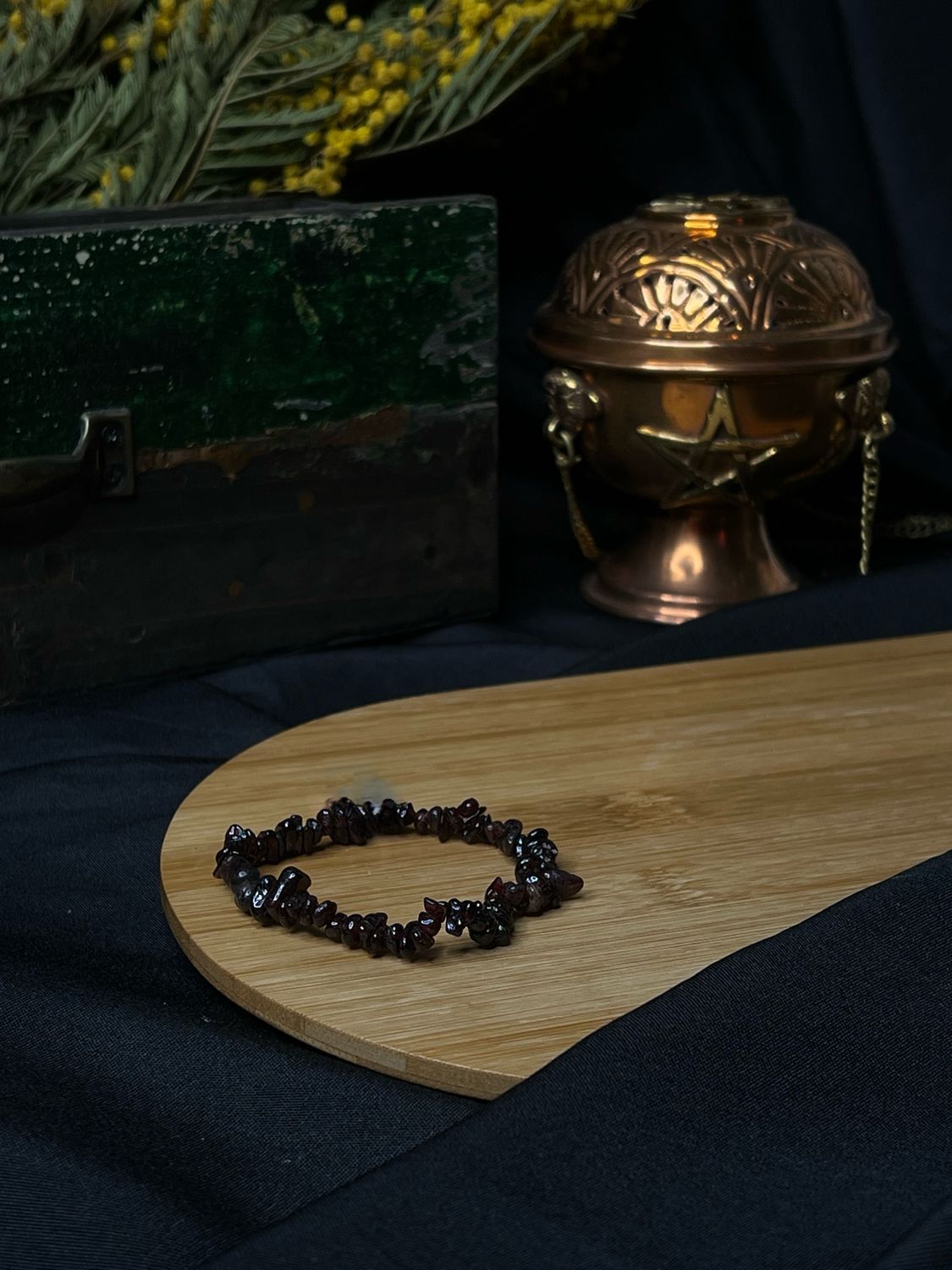 Bracelet : Grenat