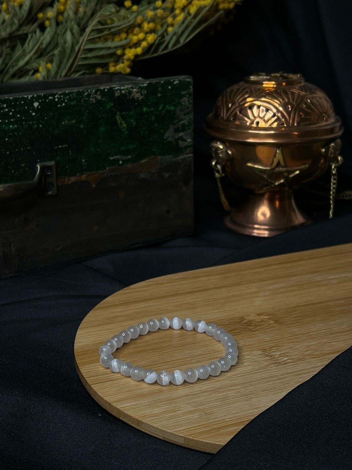 Bracelet : Sélénite
