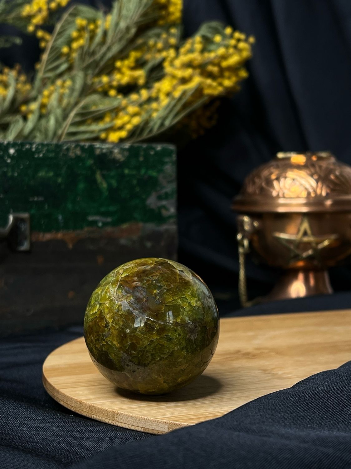 Sphere : Opale Verte