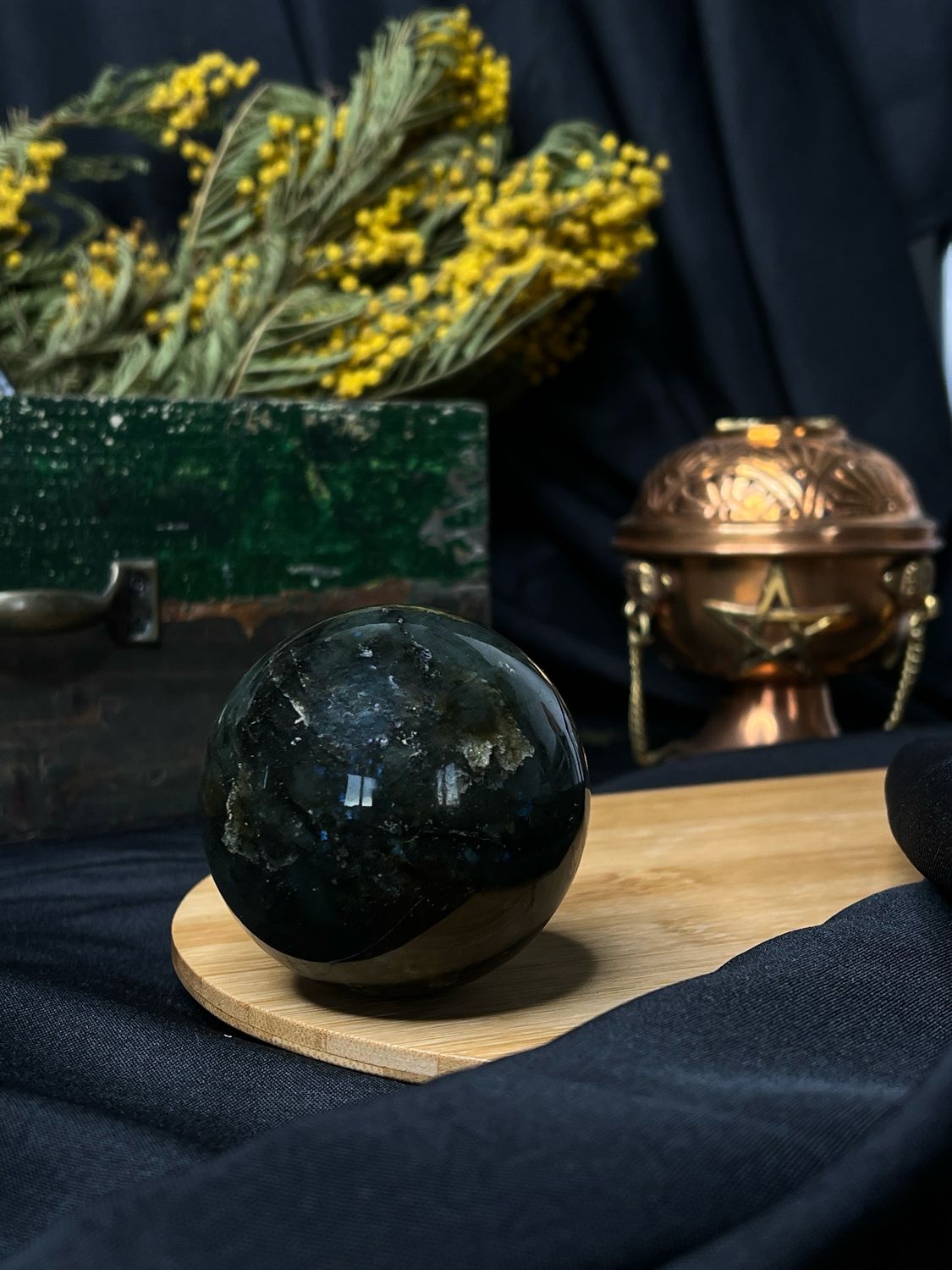 Sphère : Labradorite