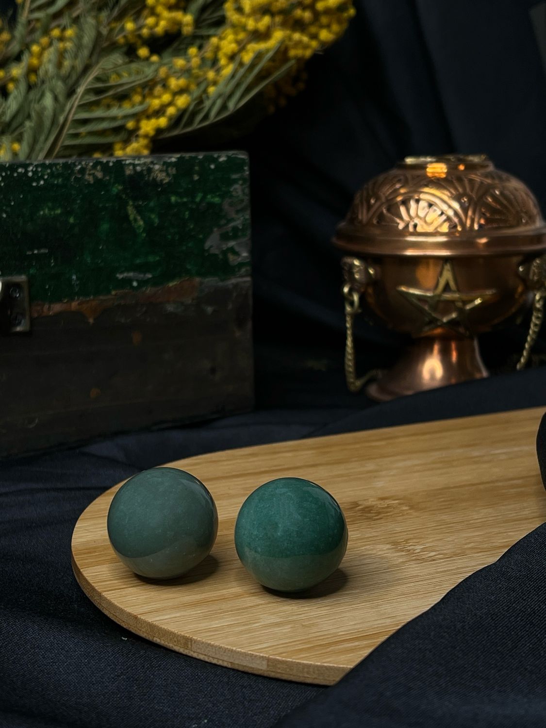Sphère : Aventurine verte