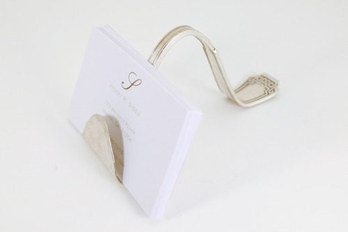 Spoon Card Holder