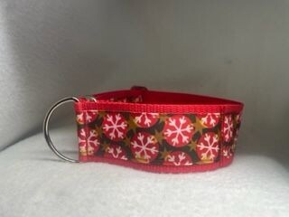Snowflakes Whippet/Greyhound Collar