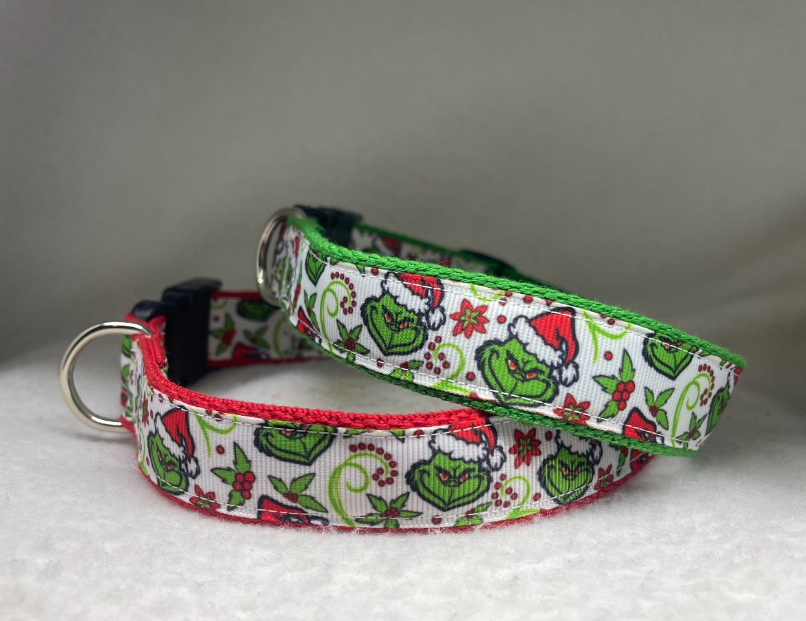 Christmas Grinch Standard  Collar