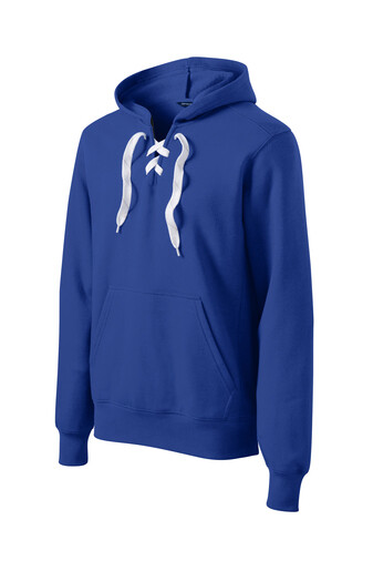 Hockey Laced Hoodie Embroider Wrestling