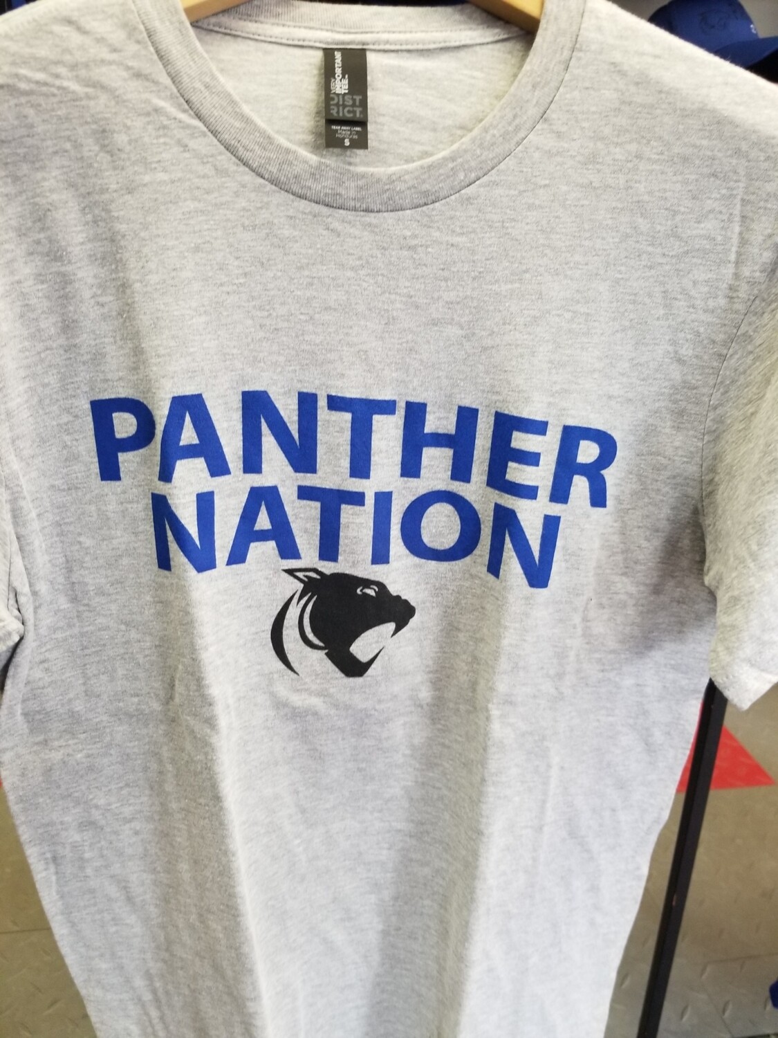 District Panther Nation Grey Short Sleeve Tee