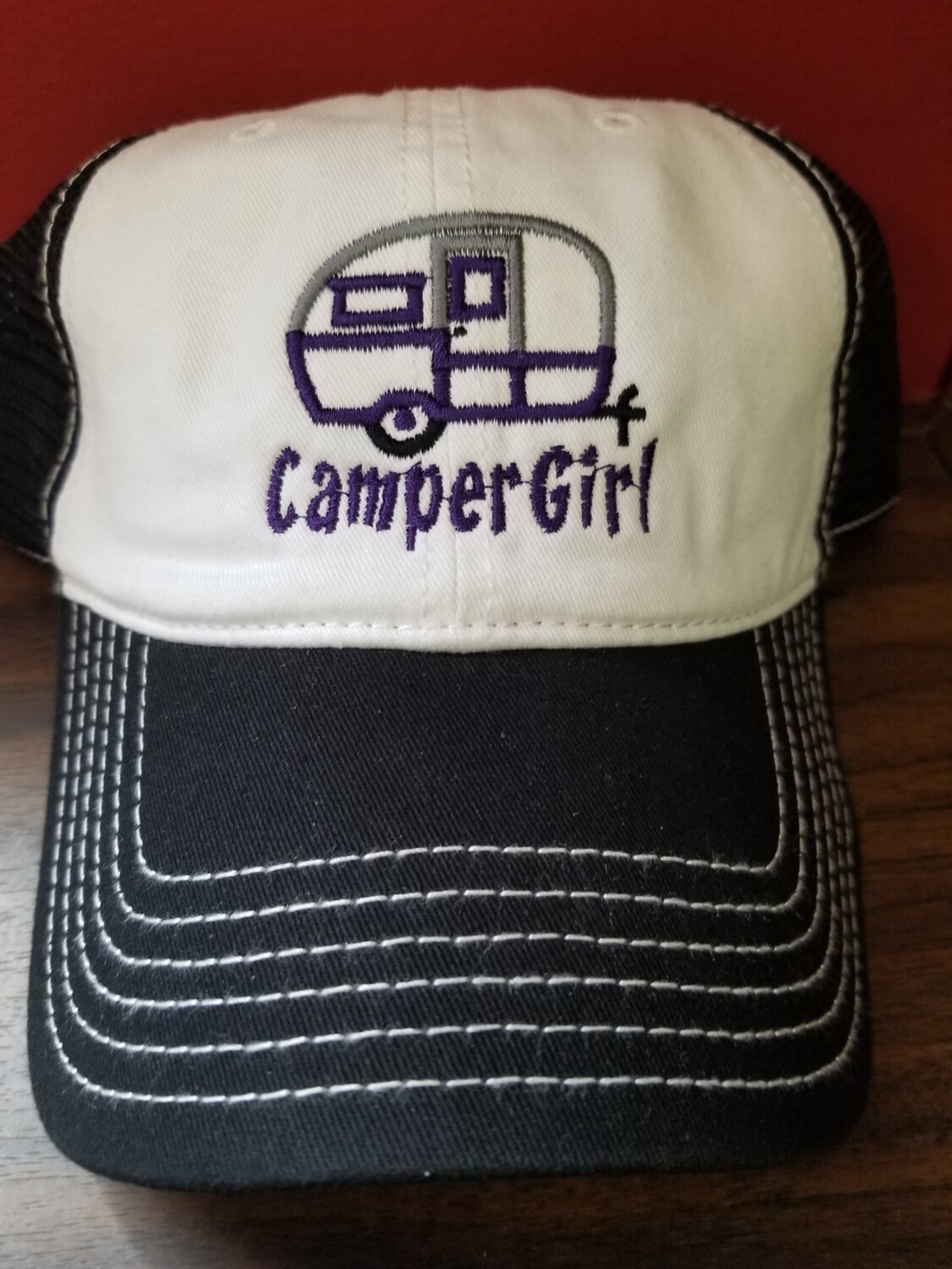 Camper Girl Mesh Adjustable Hat