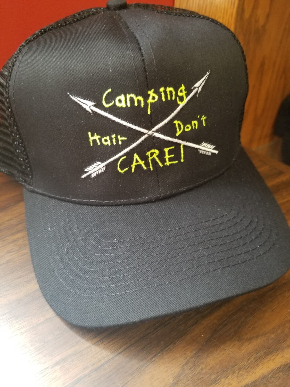 Camping Hair Don't Care Mesh Adjustable Hat