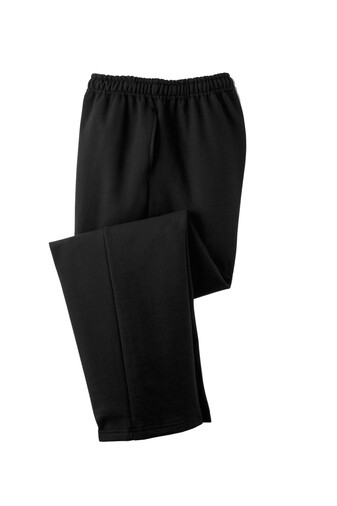 Fleece Sweatpants Open Bottom