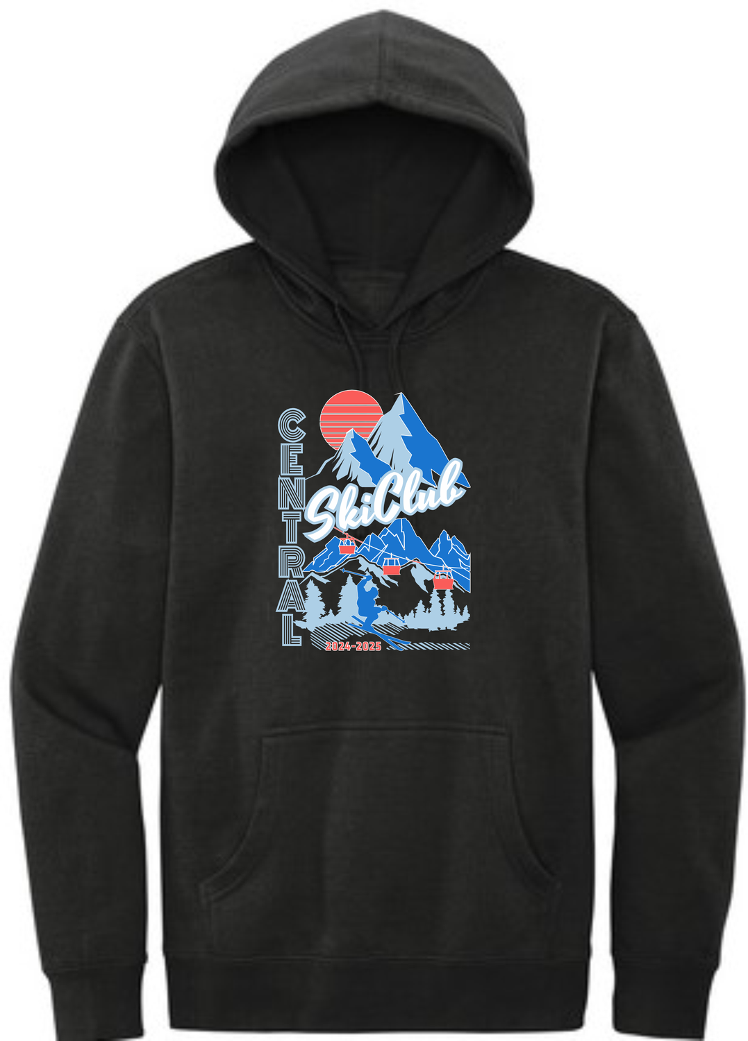 Hoodie Screen Print Ski Club