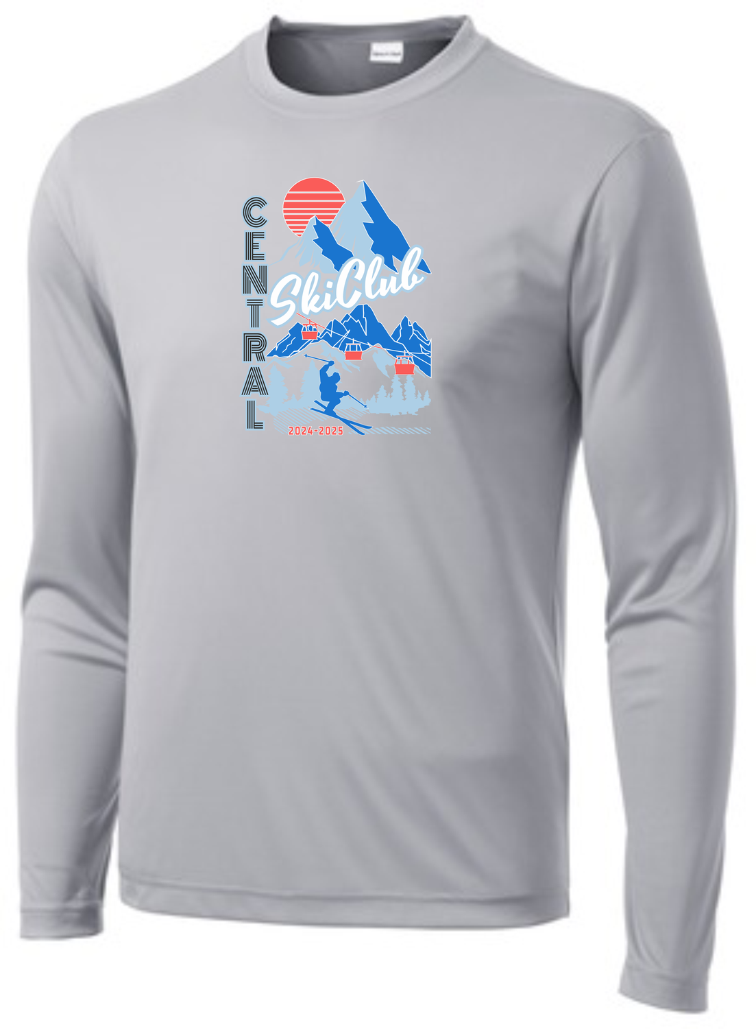 Long Sleeve Performance T-shirt Ski Club