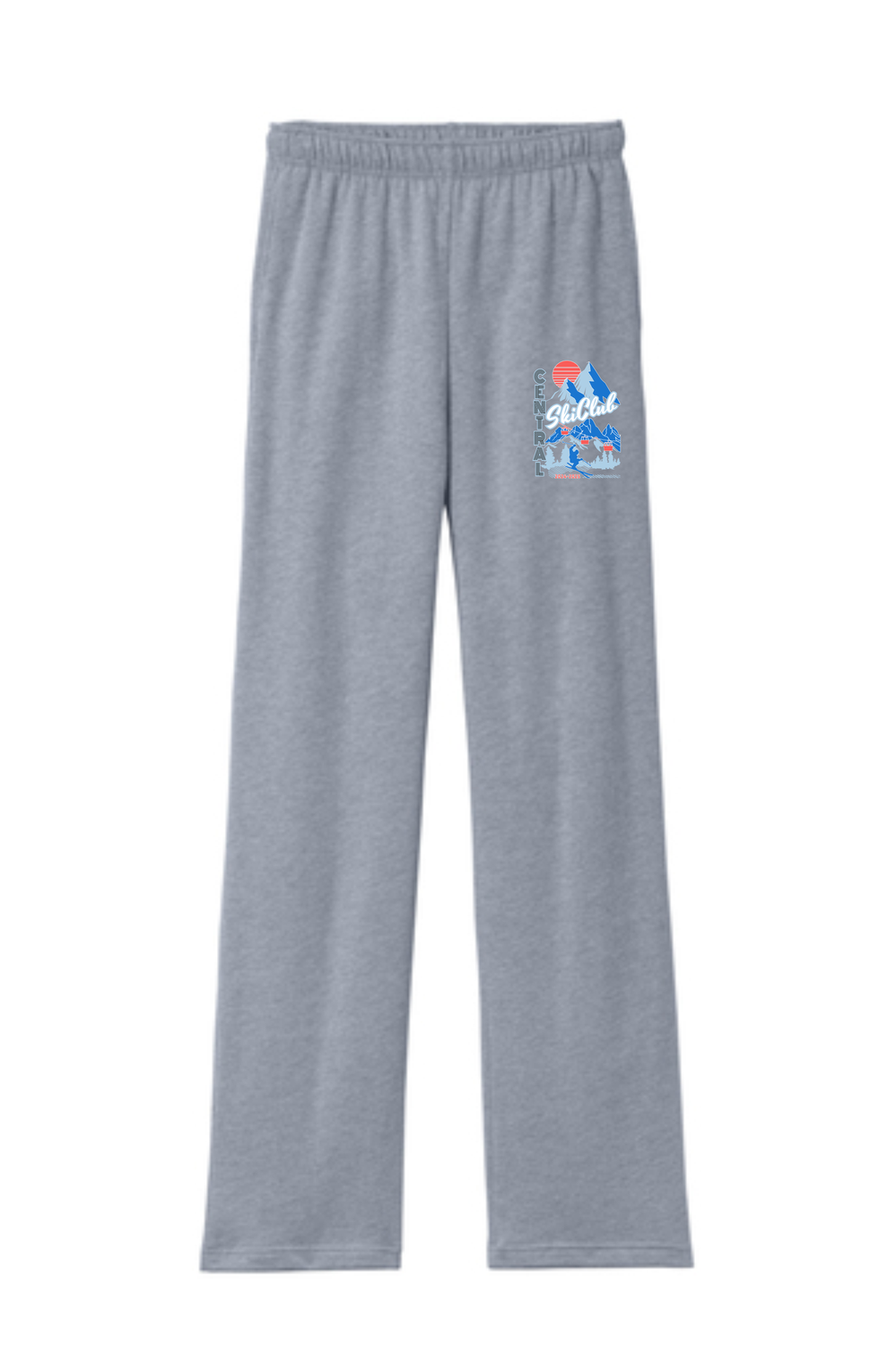 Bella Fleece Sweatpants Open Bottom Ski