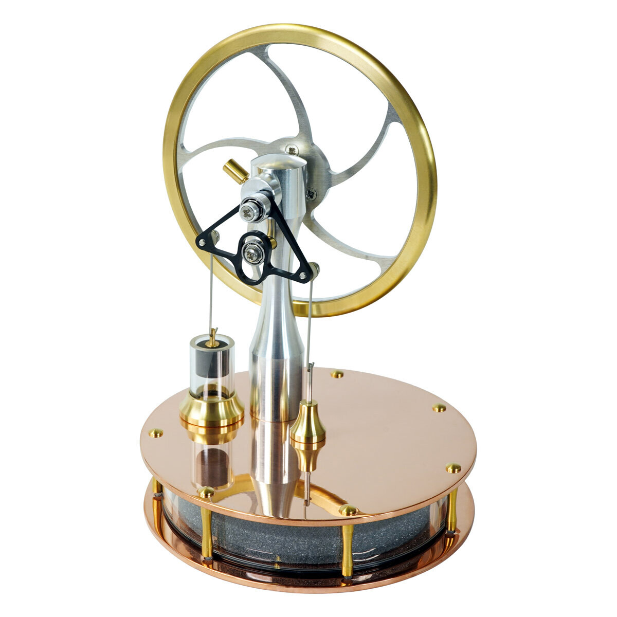 KS90R Ross-yoke Copper Plate Stirling Engine