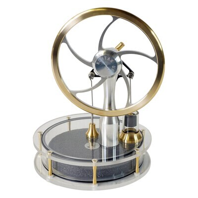 KS90R Ross-yoke Solar Acrylic Stirling Engine