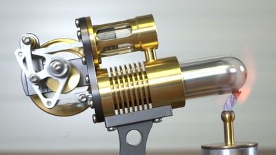 Nano Cannon Stirling Engine