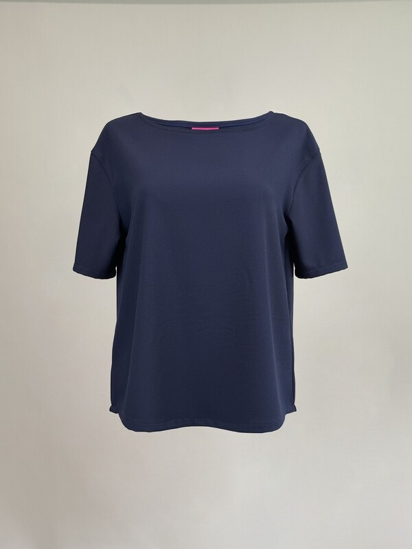Basic Shirt `Mikela` marineblau