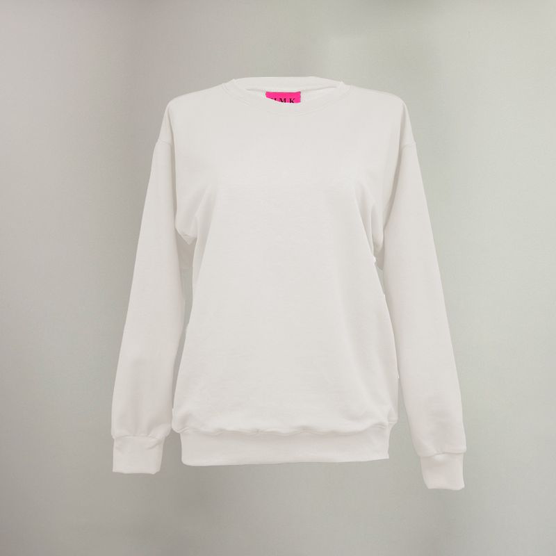 Sweat-Pulli `Tanja` naturweiß