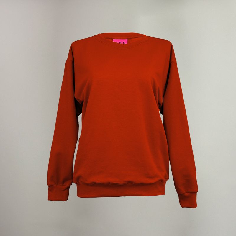 Sweat-Pulli `Tanja` rostrot