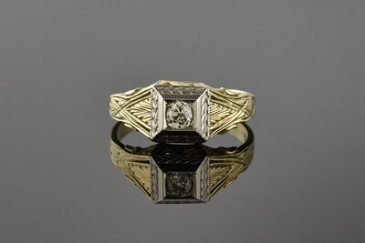 Gents Late Edwardian Diamond Ring