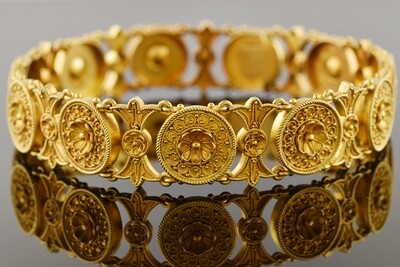 Etruscan Circle Bracelet