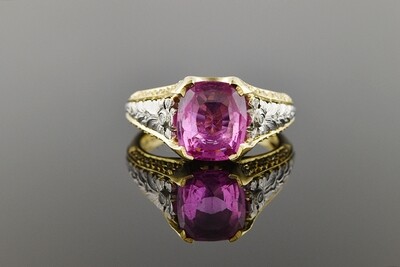 Van Craeynest Pink Sapphire Ring