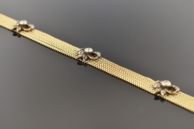 Victorian Diamond Bow Bracelet