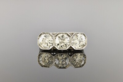 Art Deco Three Stone Diamond Ring Art Deco Three Stone Diamond Ring