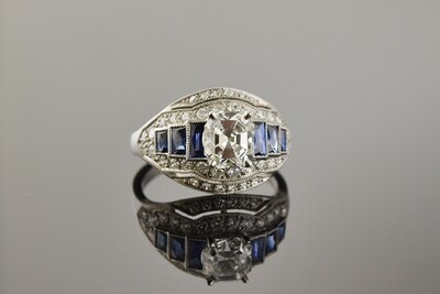 Diamond & Sapphire Ring by SophiaD