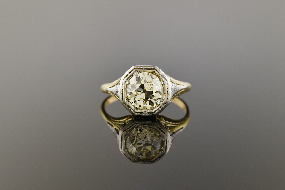 Authentic Edwardian Diamond Ring