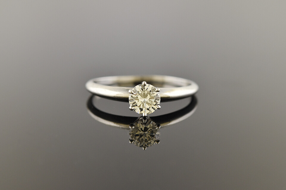 Tiffany & Co Diamond Solitaire Ring