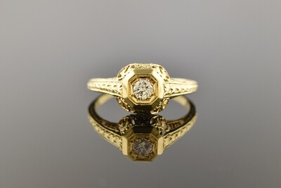 Vintage Inspired Filigree Ring