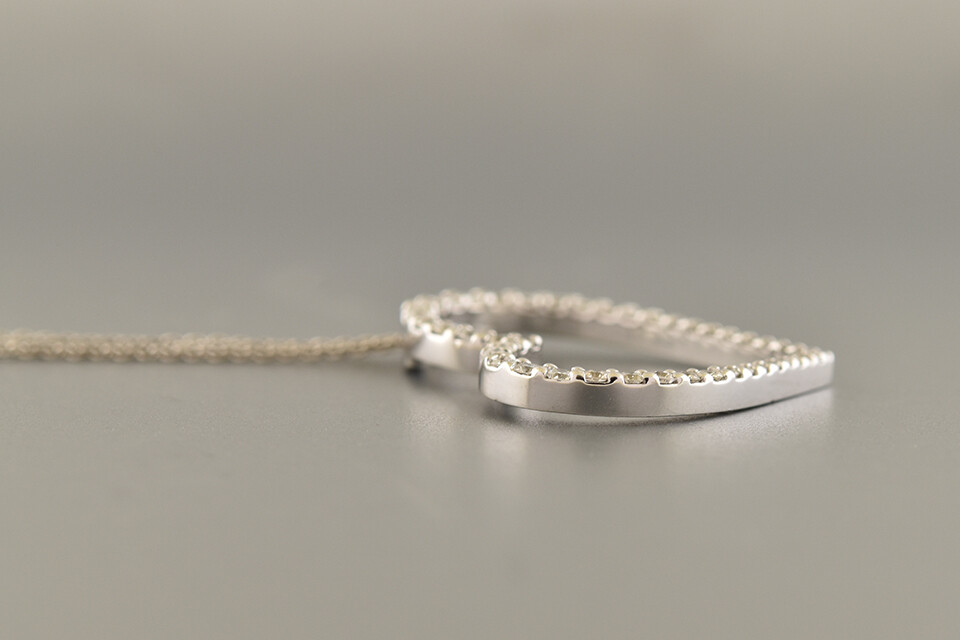 Roberto Coin Diamond Heart Pendant