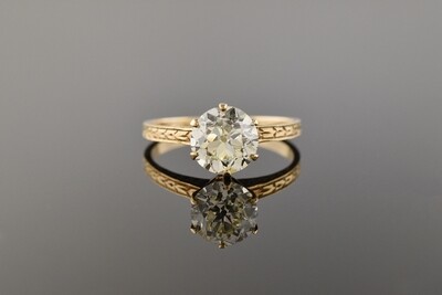 Late Edwardian Diamond Solitaire Ring