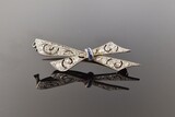 Small Diamond Bow Brooch